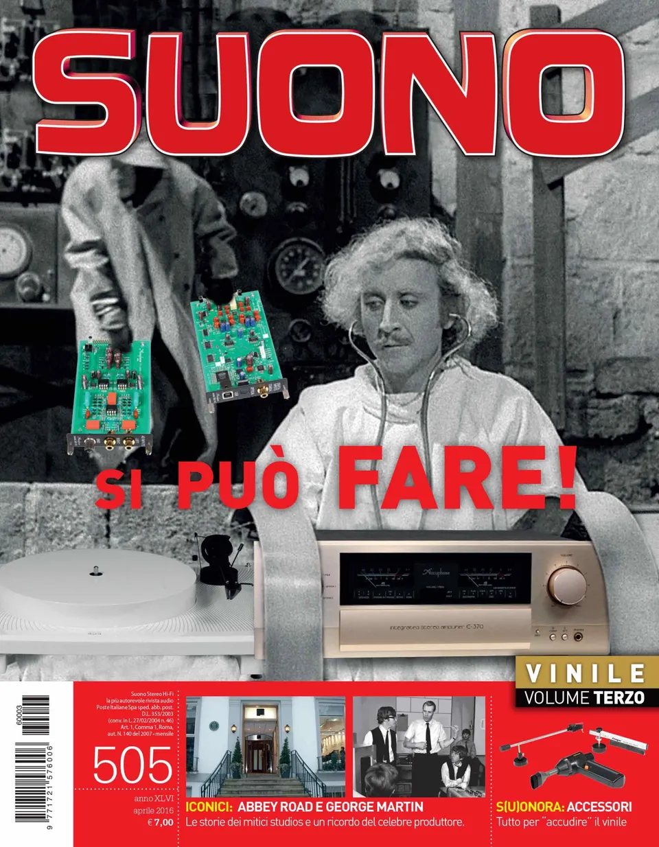 Suono n° 505 Digital Edition rivista numero singolo vinile