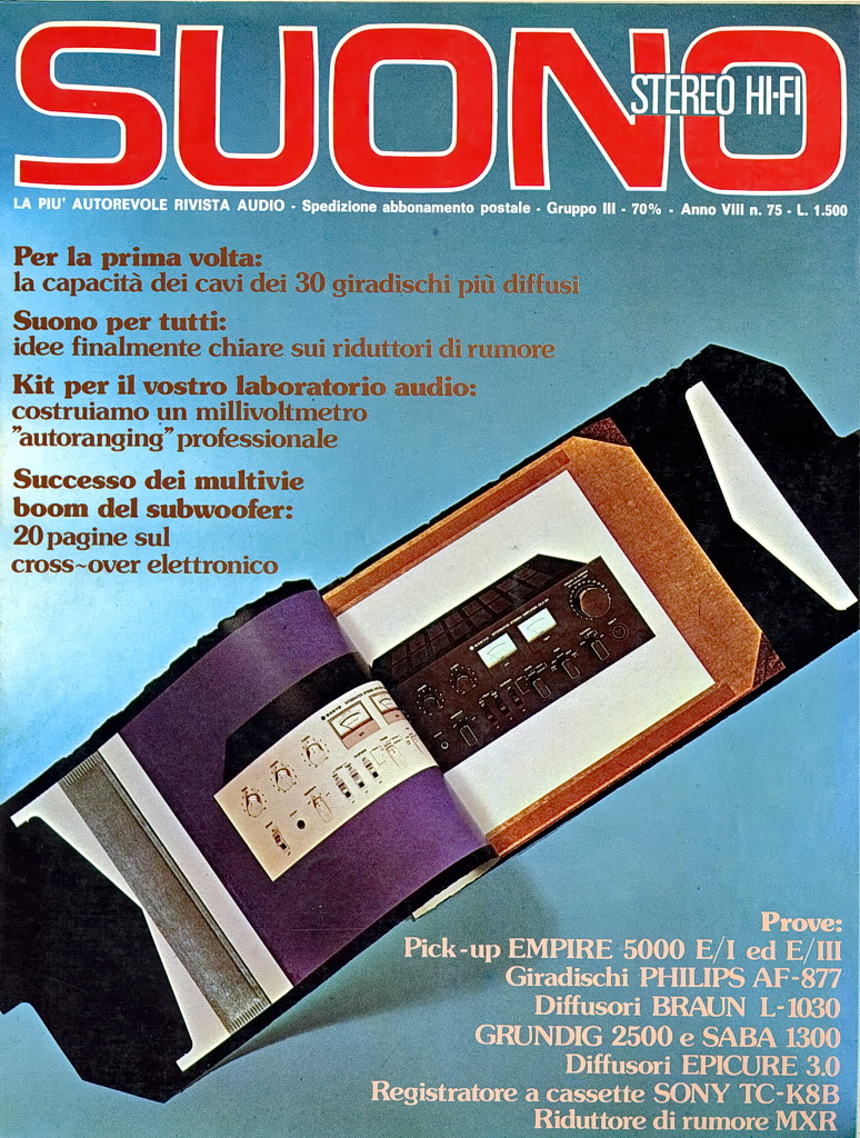 Suono n° 75 rivista numero singolo vintage hi-fi