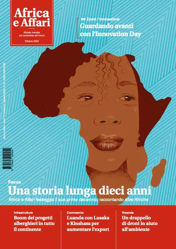 Africa Affari ottobre 2023 Dieci anni rivista digitale numero singolo