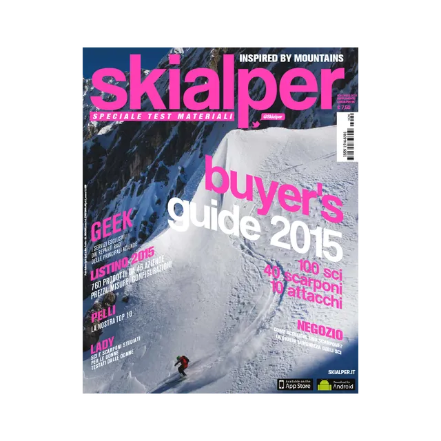 Skialper Buyer's Guide 2015 rivista numero singolo test sci