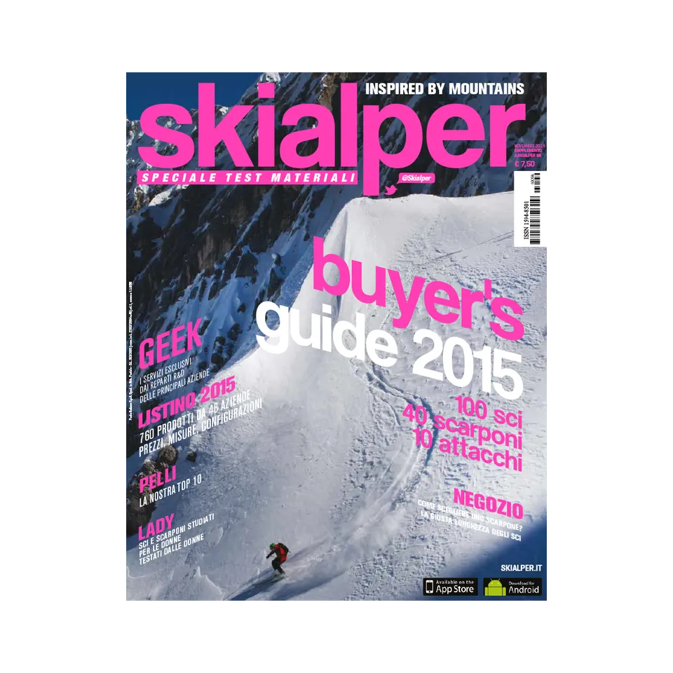 Skialper Buyer's Guide 2015 rivista numero singolo test sci