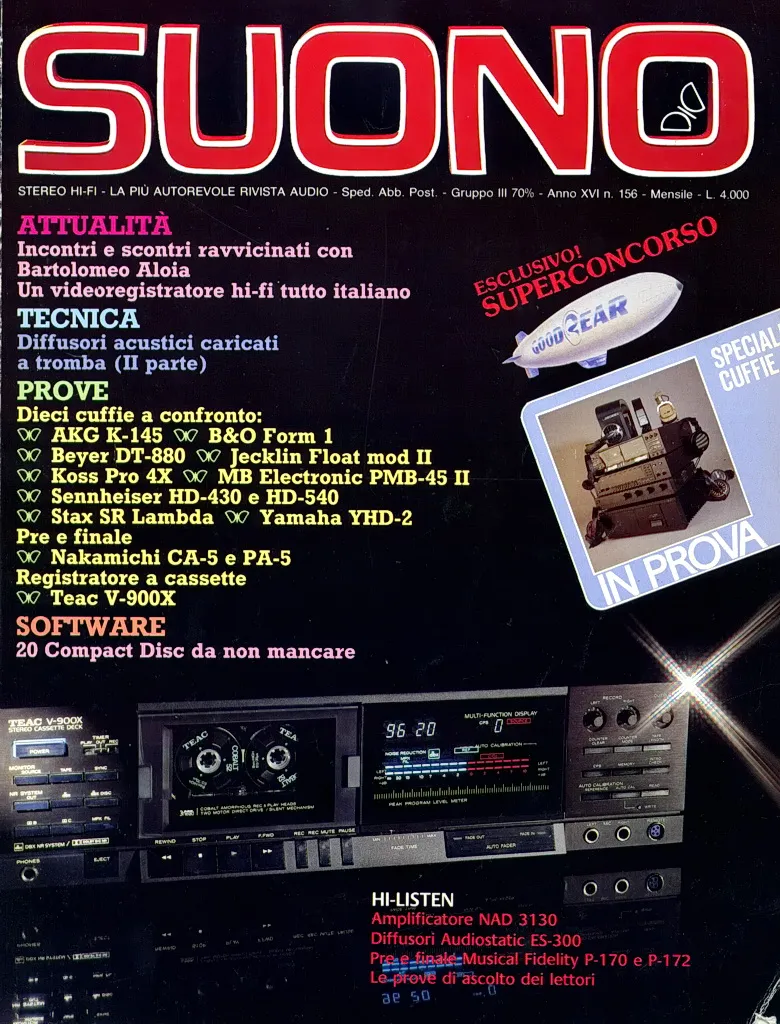 Suono n°156 rivista hi-fi speciale dieci cuffie