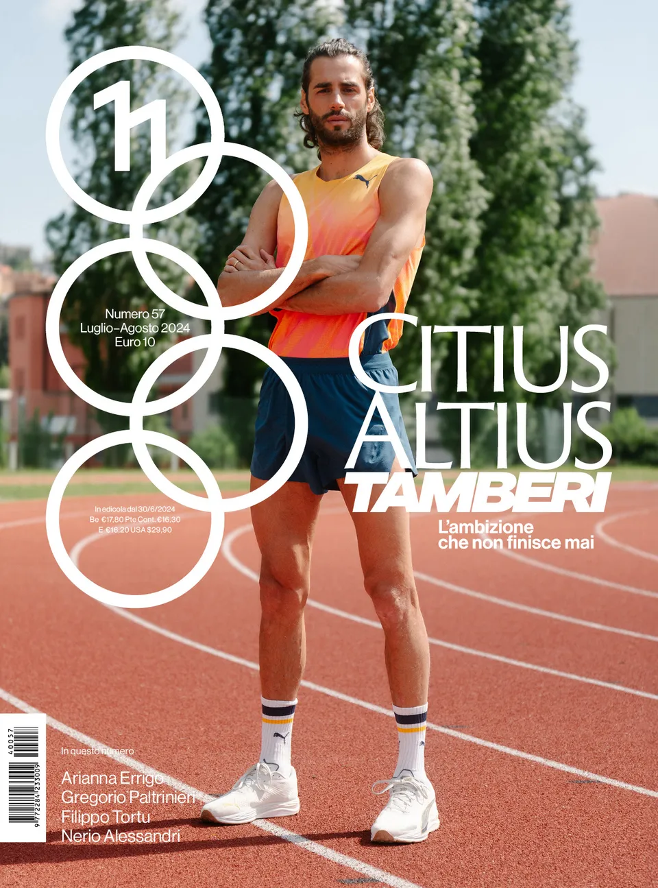 Undici N°57 rivista numero singolo Olimpiadi Parigi
