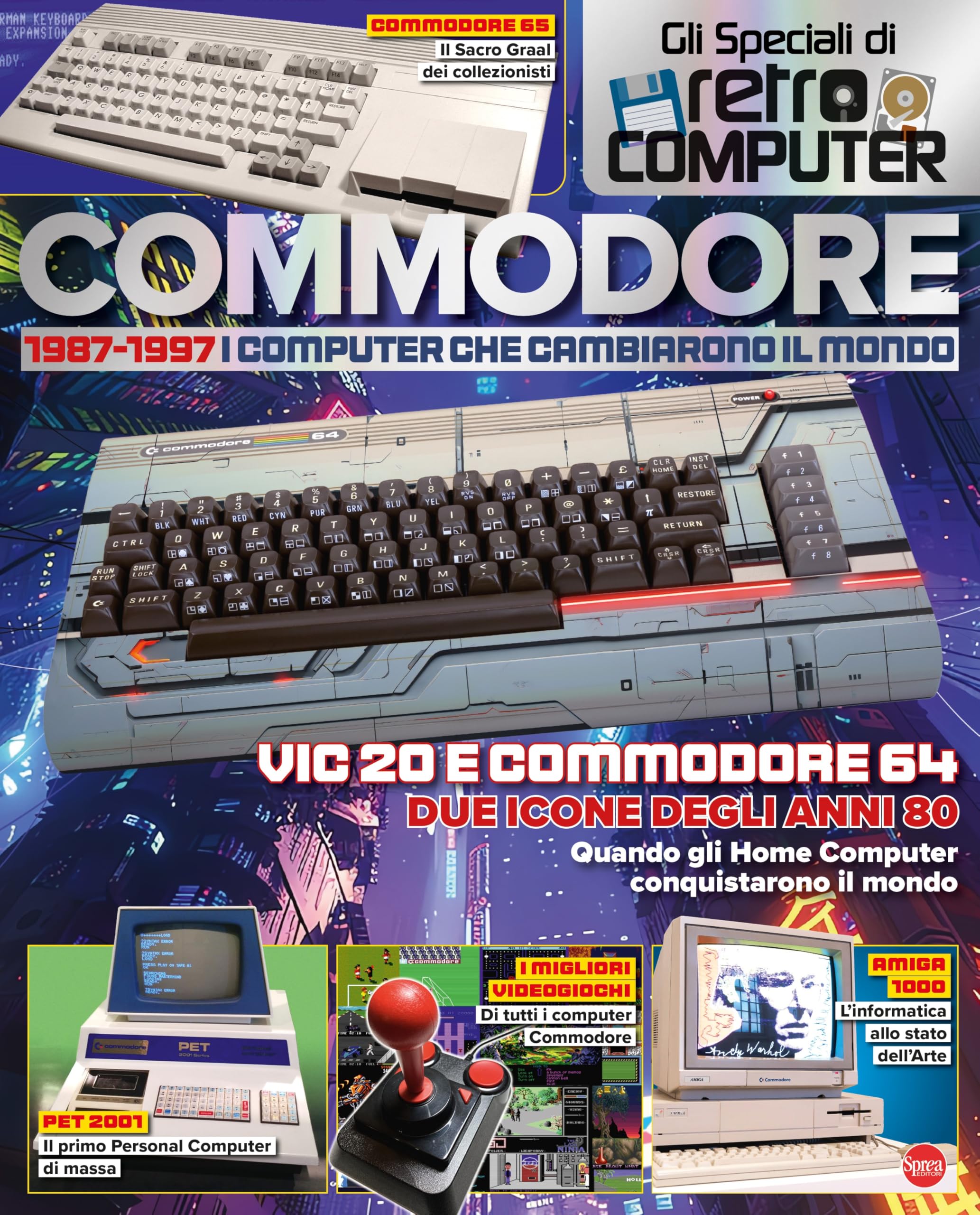 Sprea Commodore 1977-1987 fumetto speciale Retro Computer