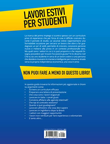 Sprea Libri Lavori estivi per studenti libro numero singolo