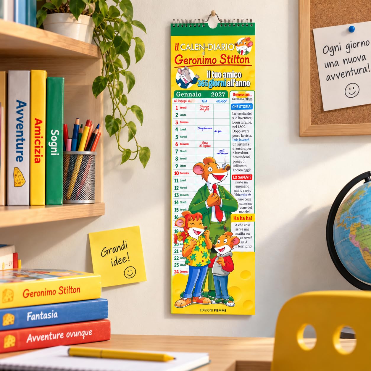 Geronimo Stilton Calendario-Agenda 2027 calendario bambini