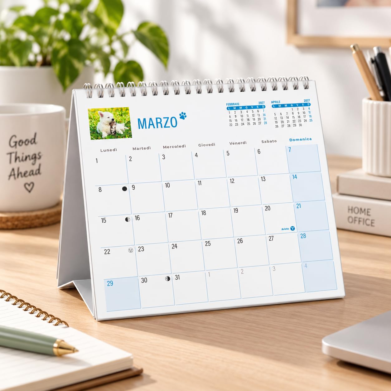 Sprea Cuccioli e Coccole 2027 calendario da tavolo