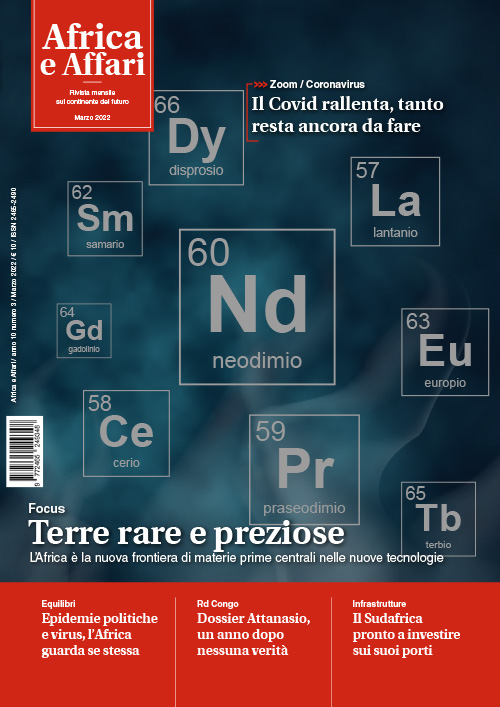 Africa e Affari marzo 2022 Terre rare rivista digitale numero singolo