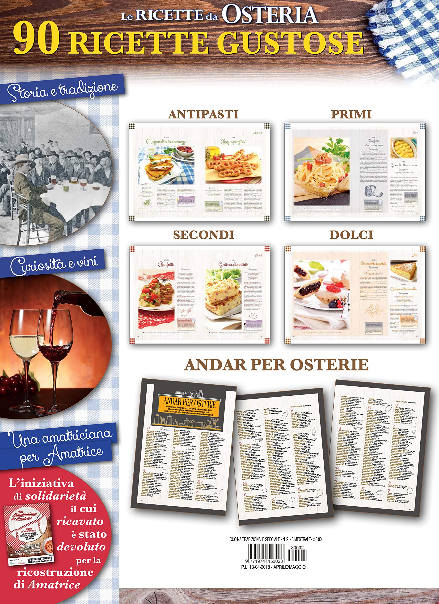 Sprea Ricette da Osteria 2 rivista numero singolo cucina