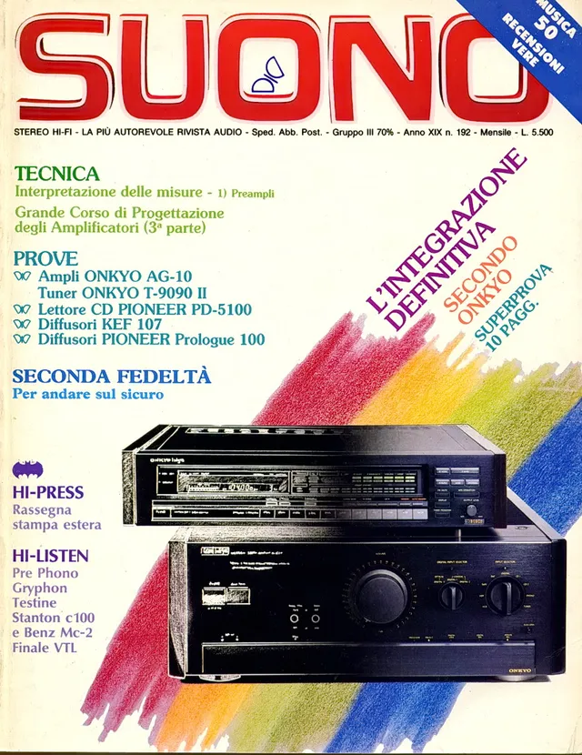 Suono n° 192 rivista numero singolo hi-fi
