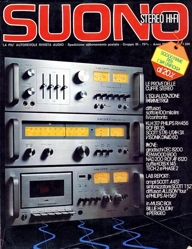 Suono n° 67 rivista numero singolo cuffie