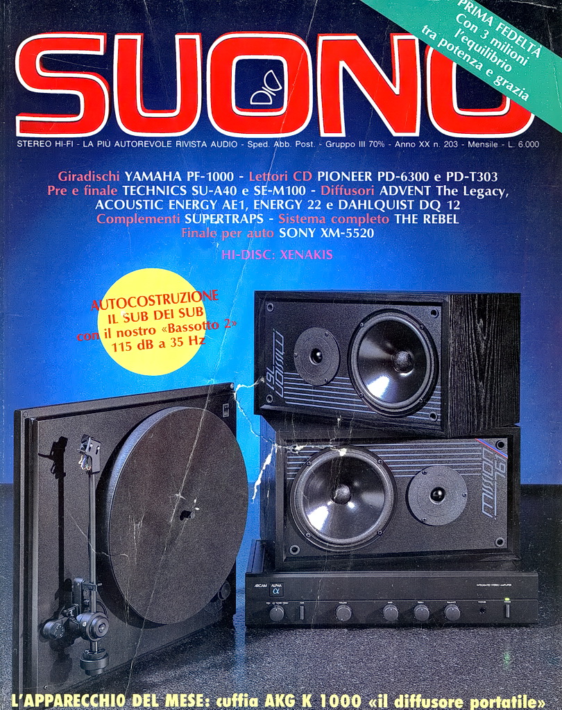 Suono n° 203 rivista numero singolo vintage
