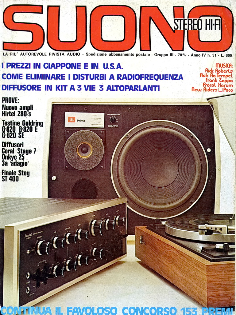 Suono n° 31 rivista numero singolo hi-fi