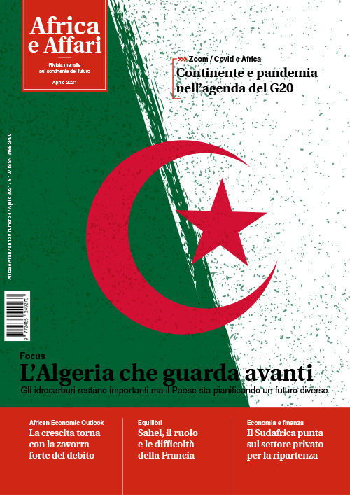 Africa e Affari aprile 2021 rivista numero singolo digitale Algeria