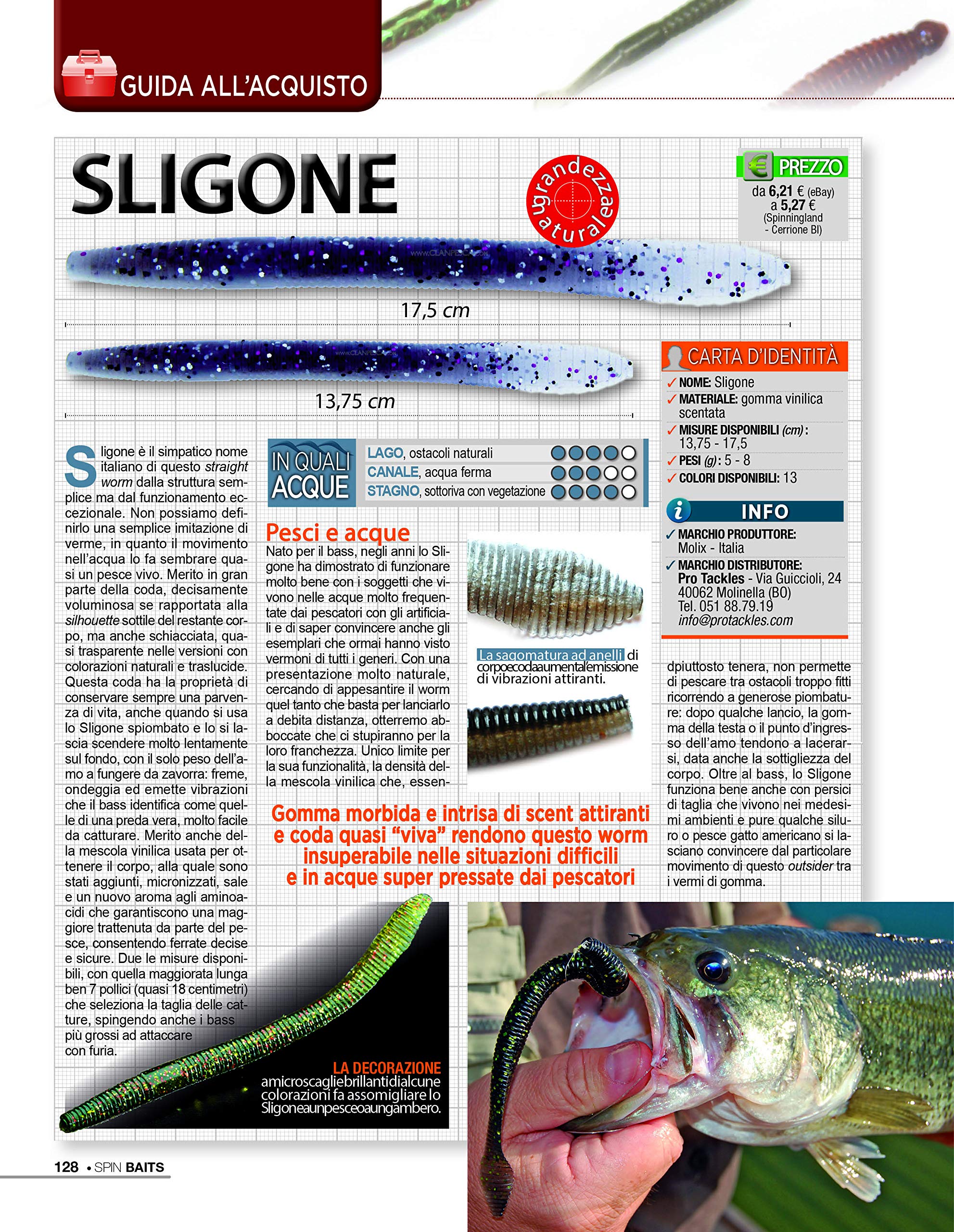 Sprea Speciali SpinBaits rivista numero singolo pesca