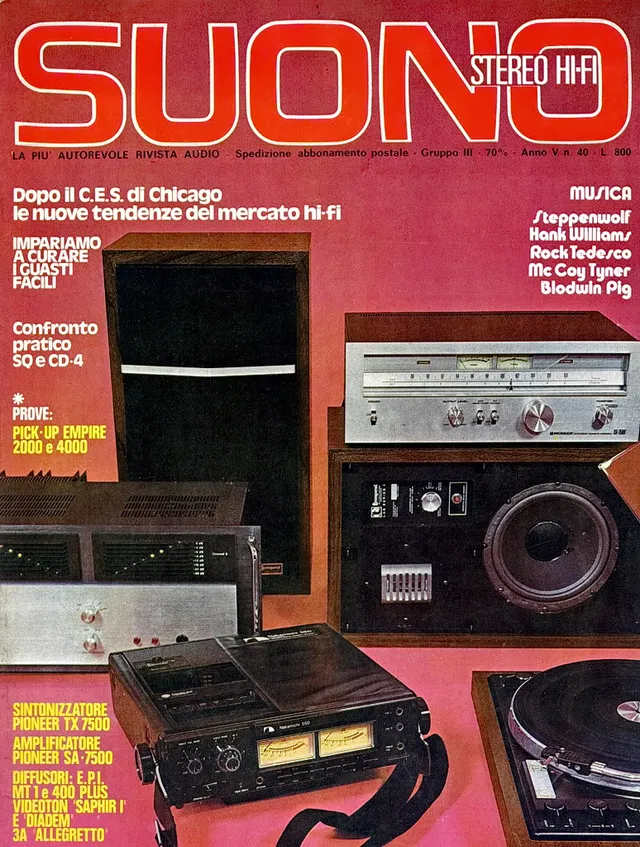 Suono n° 40 rivista numero singolo vintage