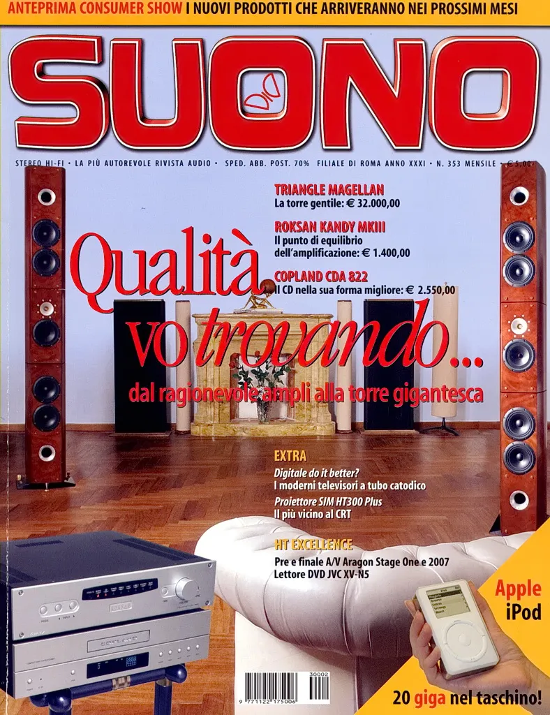 Suono 353 rivista numero singolo cartaceo hi-fi