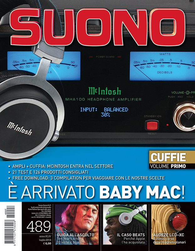 Suono 489 rivista cuffie edizione digitale numero singolo