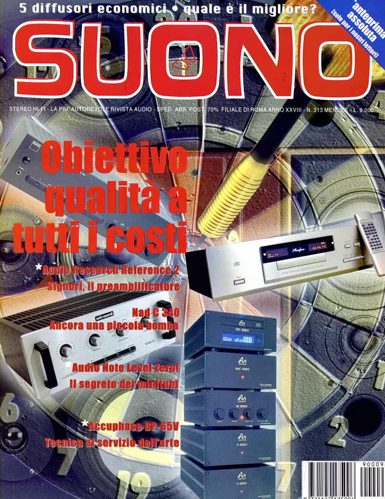 Suono n° 313 rivista numero singolo test diffusori