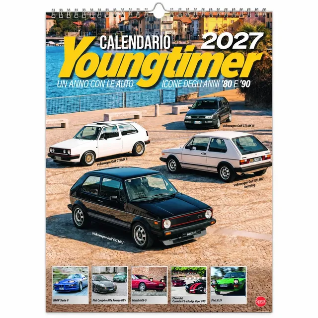 Sprea Calendario Youngtimer 2027 da muro auto anni 80