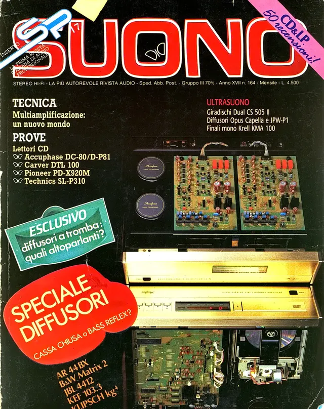 Suono n. 164 rivista numero singolo hi-fi vintage