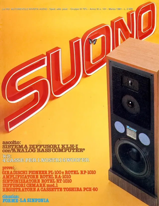 Suono n° 101 rivista numero singolo hifi 1981