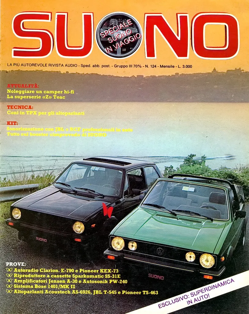 Suono n° 124 rivista numero singolo car audio