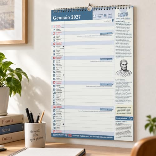 Sprea Calendario Agenda Filosofico 2027 con citazioni