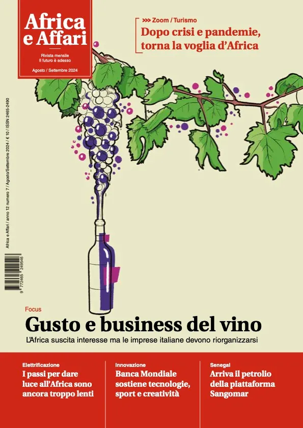 Africa Affari ago/set 2024 rivista digitale gusto e business vino