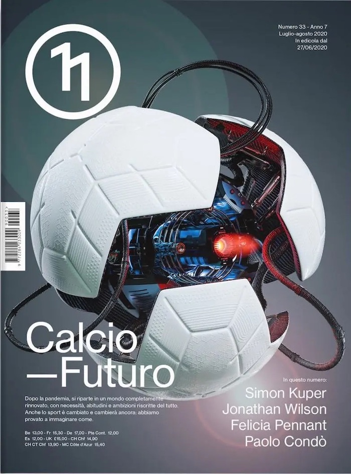 Undici Magazine n°33 rivista calcio futuro stadi