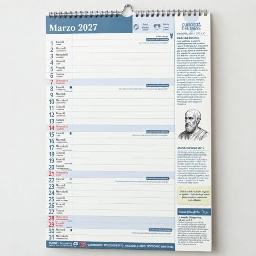 Sprea Calendario Agenda Filosofico 2027 con citazioni