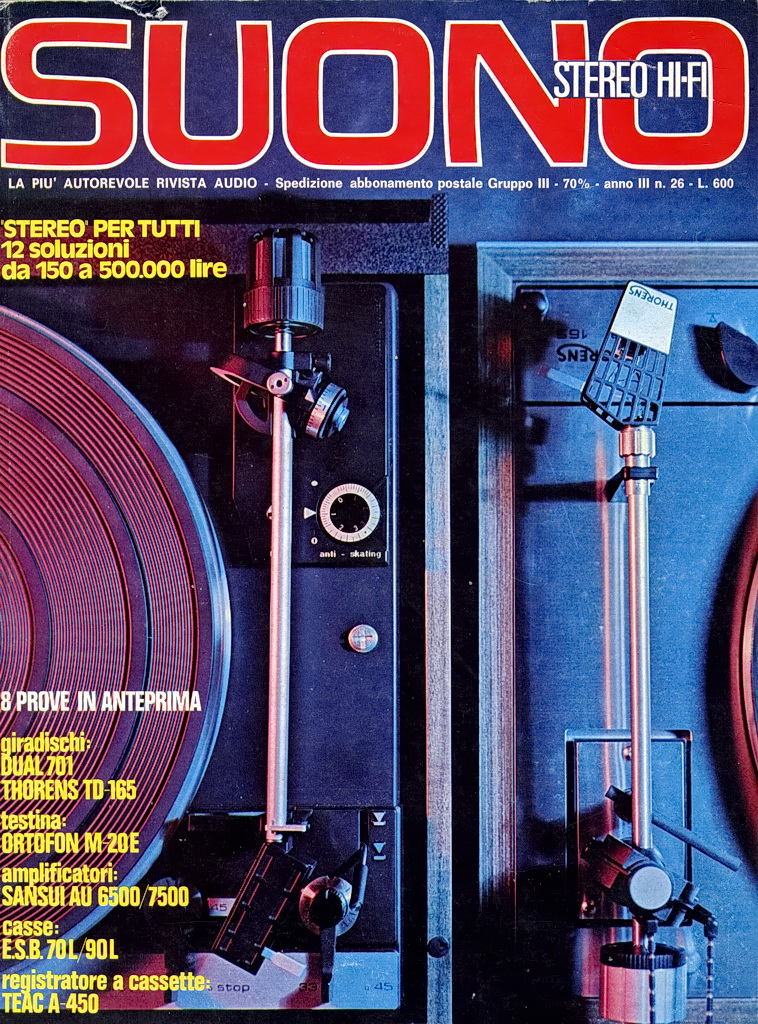 Suono n° 26 rivista numero singolo hi-fi