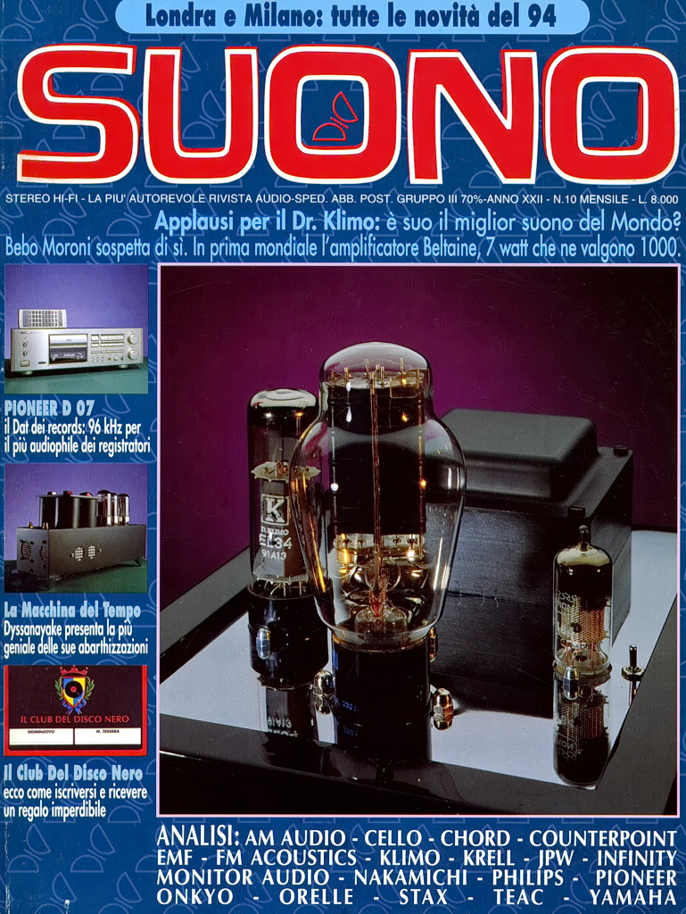 Suono 244 rivista hi-fi numero singolo arretrato