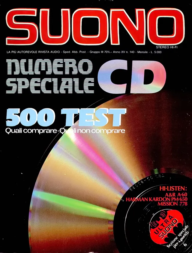 Suono n° 140 rivista numero singolo arretrato hi-fi