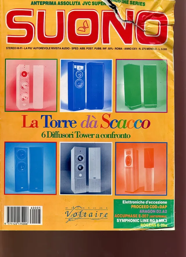 Suono n° 275 rivista numero singolo diffusori