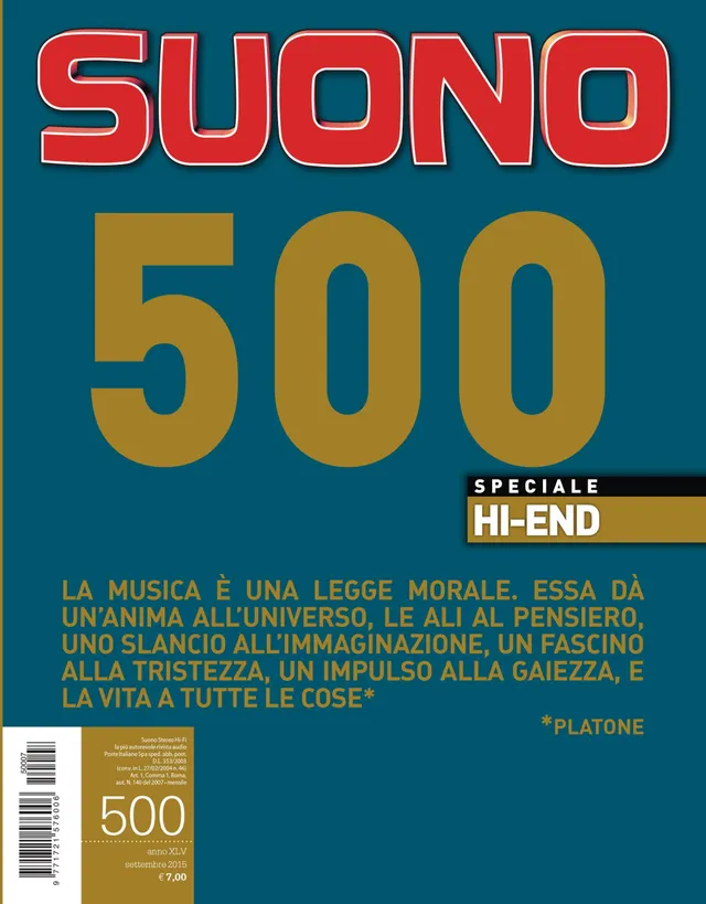 Suono n° 500 rivista numero singolo hi-end