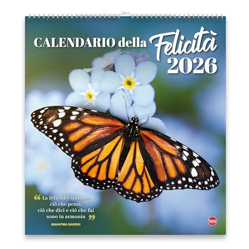 Sprea Calendario Felicità Magnum 2026 da parete frasi