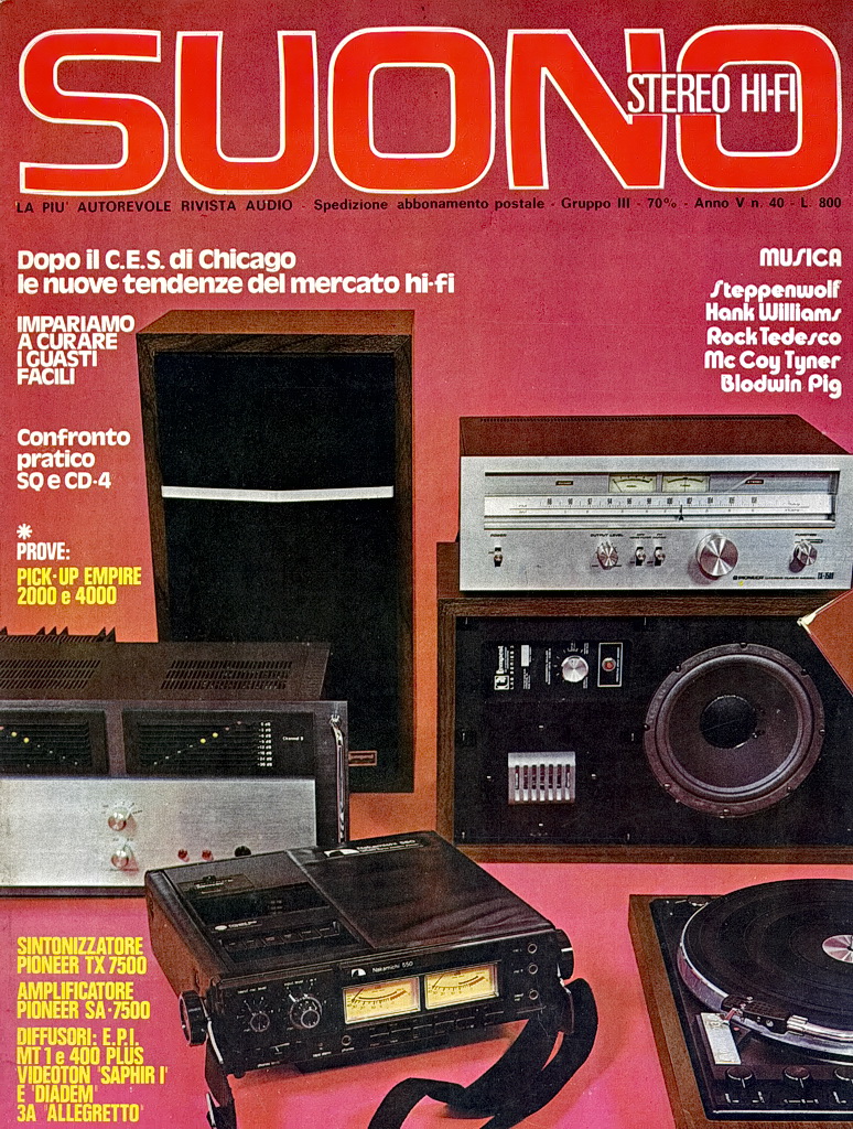 Suono n° 40 rivista numero singolo vintage