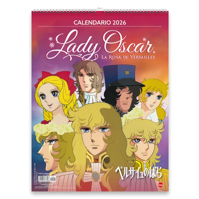 Sprea Lady Oscar 2026 calendario da parete illustrato