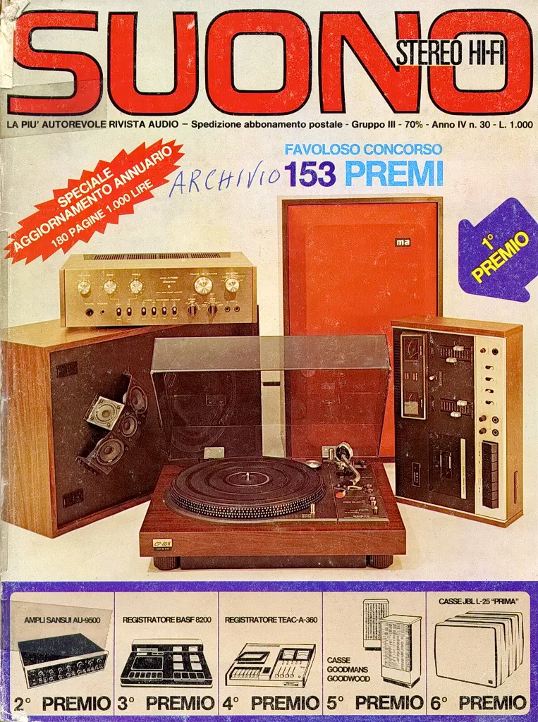 Suono n° 30 rivista numero singolo hi-fi