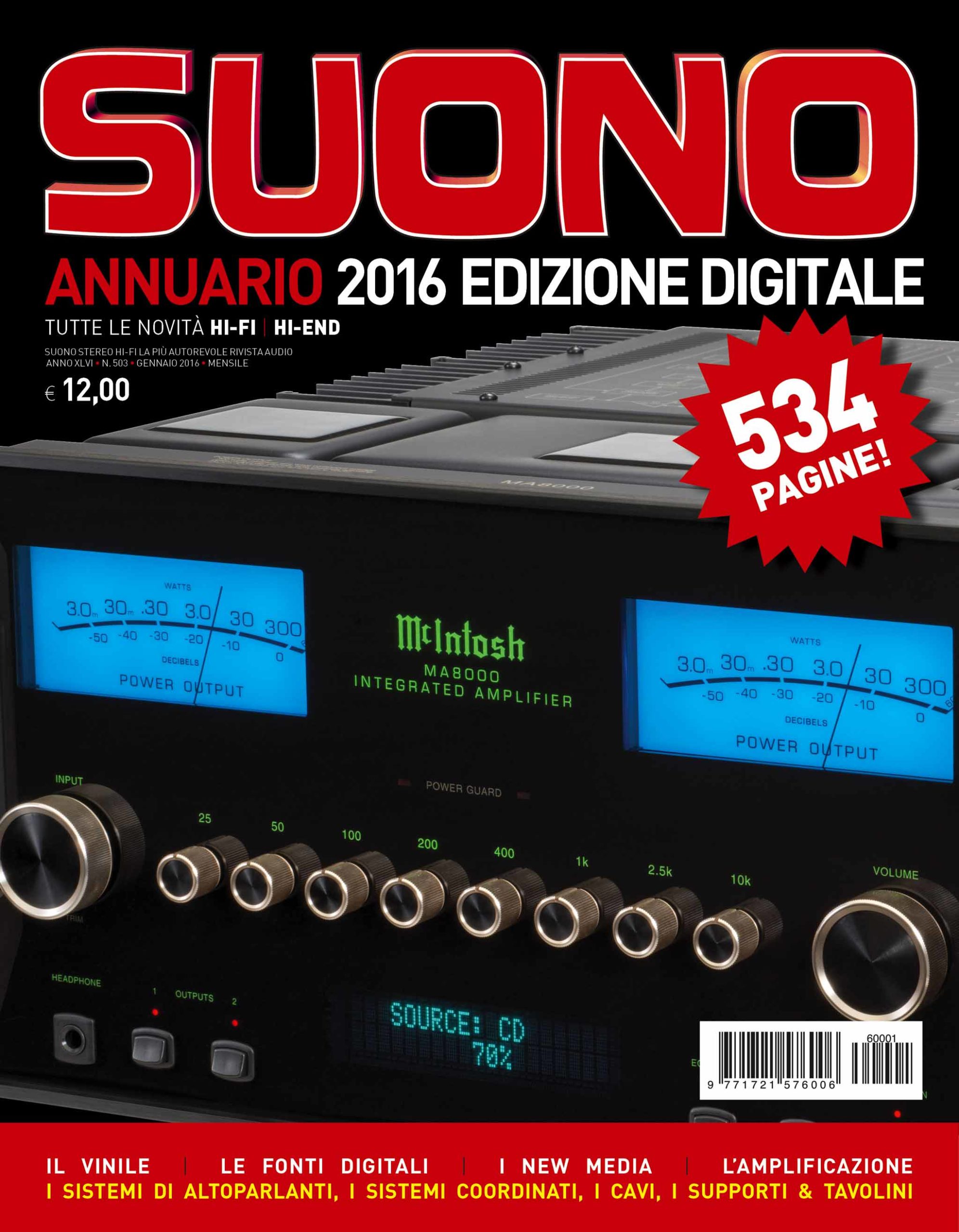 Suono n° 503 Digital Edition rivista digitale annuario