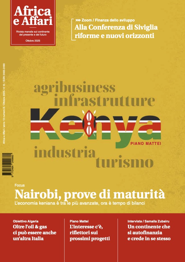 Africa Affari ottobre 2025 Nairobi rivista digitale numero singolo