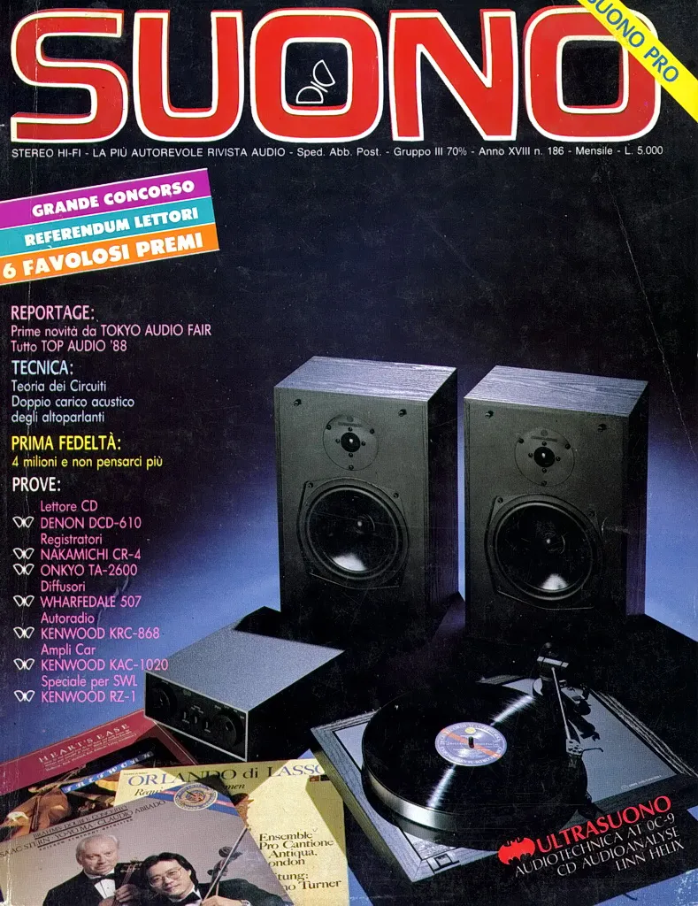 Suono n° 186 rivista numero singolo hi-fi