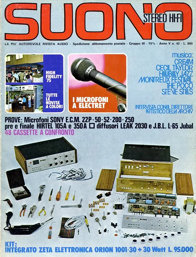 Suono n° 42 rivista numero singolo arretrato hi-fi