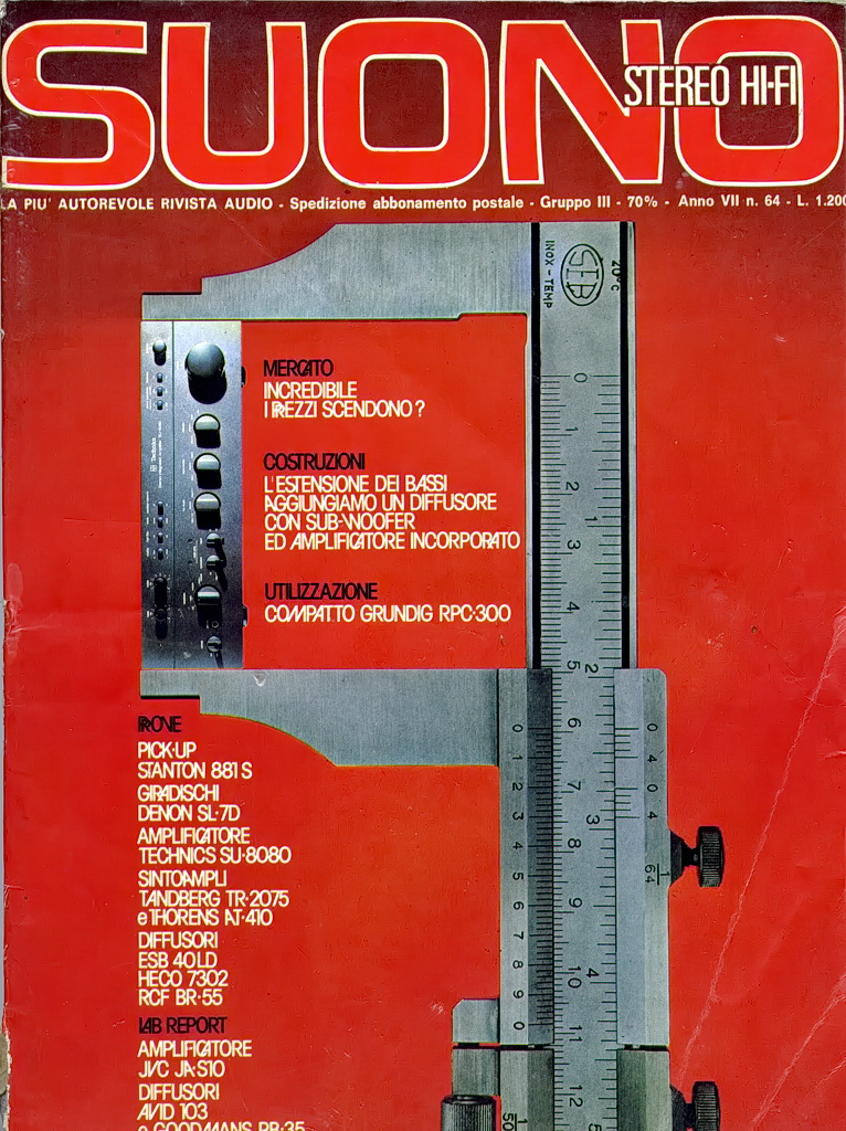 Suono n° 64 rivista numero singolo vintage
