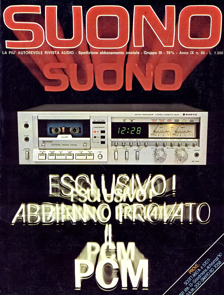 Suono n° 80 rivista numero singolo hi-fi