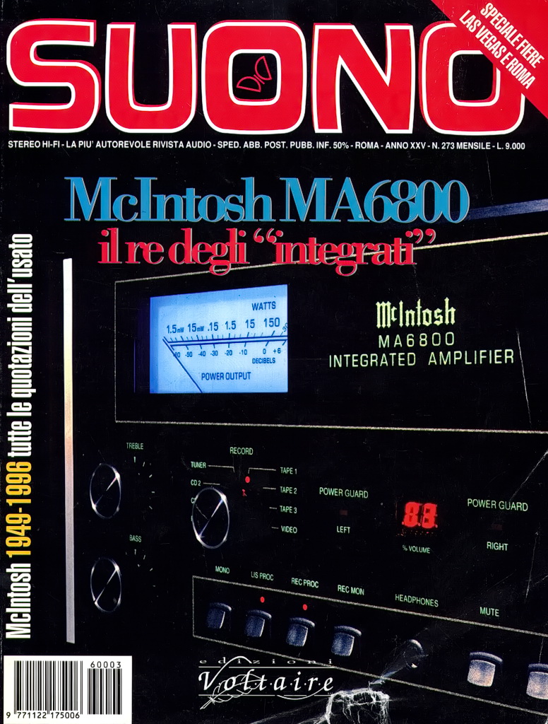 Suono n. 273 rivista numero singolo prove Tannoy CES 1996