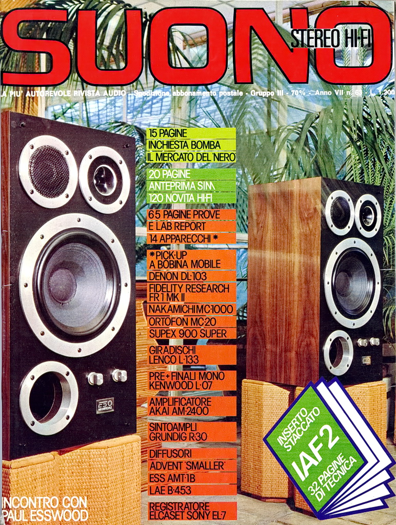 Suono 63 rivista hi-fi numero singolo arretrato