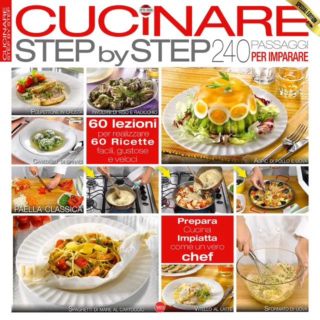 Sprea Cucinare Step by Step rivista numero singolo ricette