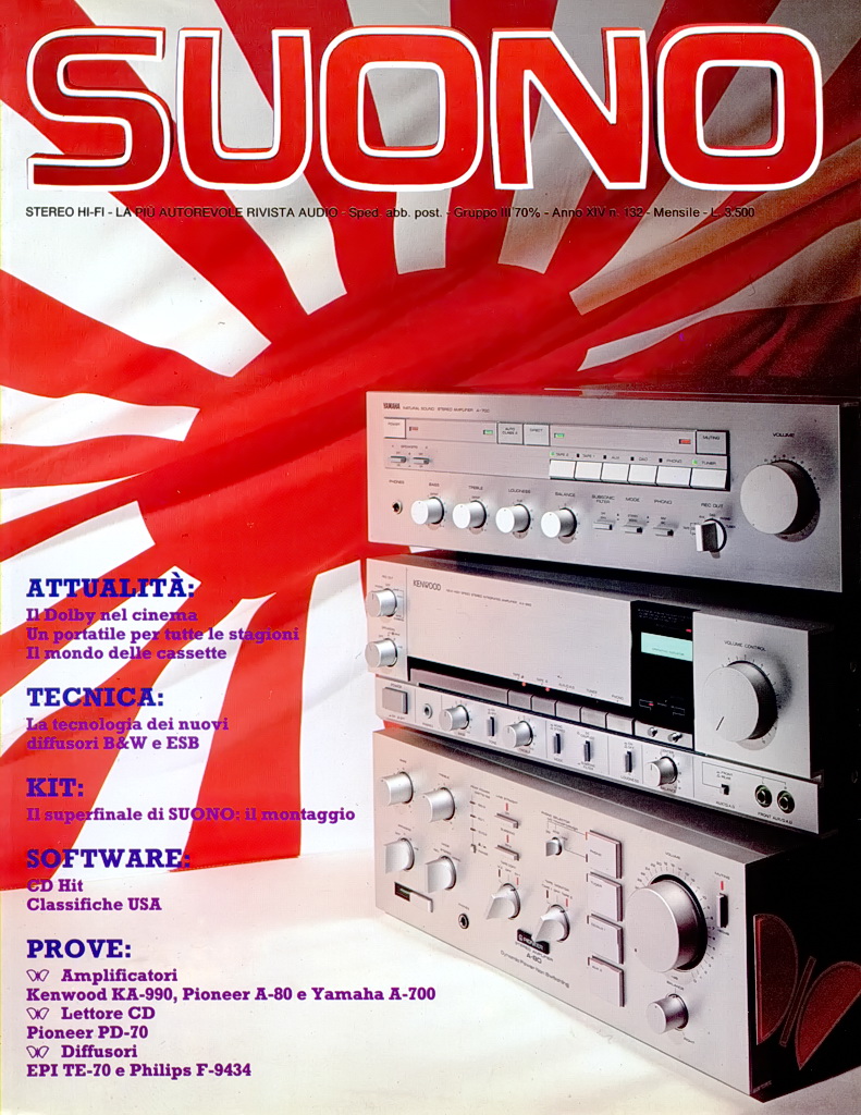Suono n° 132 rivista numero singolo amplificatori